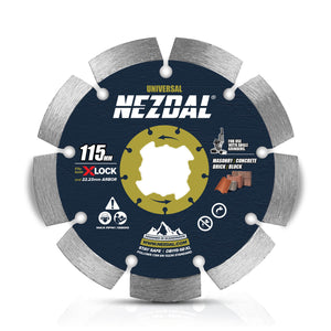 115mm diamantblad kappskive for vinkelsliper for kapping i betong, takstein, murstein, tegl m.m