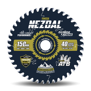 150mm sågklinga för finish och fin snittkvalitet i trä