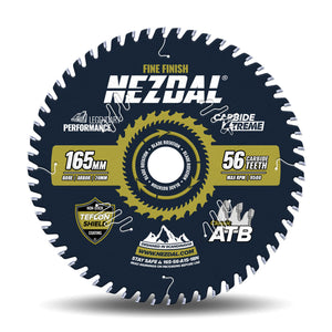 Premium 165mm sagklinge fra Nezdal®, som levererer en superfin snittkvalitet