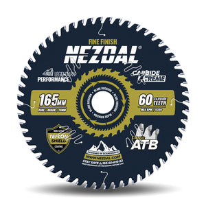 165mm sågklinga hög och fin snittkvalitet i trä