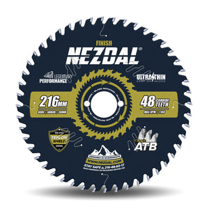 216mm | 48 Tenner | Allround/Finish | Ultratynn skjærebredde | Perfekt for batterisag