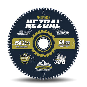 250/254mm | 80 Tenner | Fin Snittkvalitet | Ultratynn skjærebredde | Perfekt for batterisag