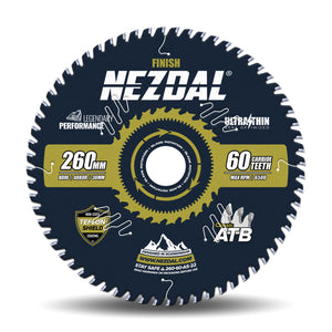 260mm | 60 Tenner | Fin snittkvalitet | Ultratynn skjærebredde | Perfekt for batterisag