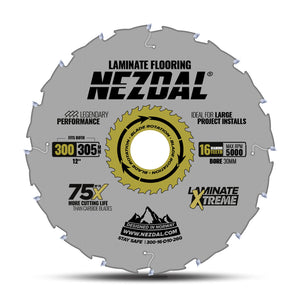 300/305mm sagblad for kapping av laminat med kapp/gjærsag