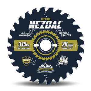 315mm Premium bordsagblad med 24 tenner for lynrask kløyving