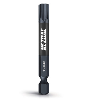 T50 | Bits | 60mm lengde | Fargekoder | God passform | For Slagtrekker & Drill | 2 stk