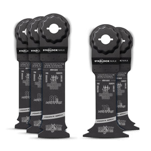 Long Range Pakken | Tre & Metall | Lynrask saging | 80mm kuttedybde | Starlock Max® | 5 stk