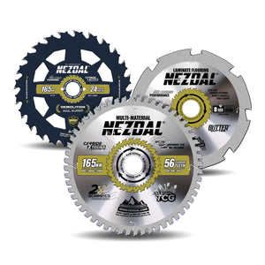 165mm Trio | Tøffe Materialer | Ekstrem Slitestyrke | Bredt bruksområde | Sagblad