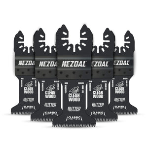 Butter Cutter | Rent Treverk | 45x50mm | Stabile, Presise Snitt | Japantanning | 5 stk