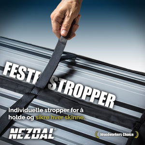 2 stk Oppbevaringsbager | 6 stk sagklinger opp til 315mm | 2 stk styreskinner opp til 1600mm | Pakkedeal