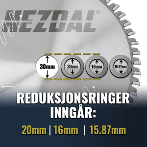 190mm Trio | Tøffe Materialer | Ekstrem Slitestyrke | Bredt bruksområde | Sagblad