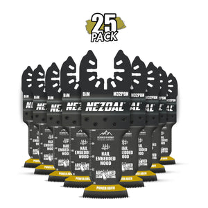 Tre & Spiker | Lynrask, presis saging | 32x50mm | Power Arch® | 25 Stk | Multikutterblad