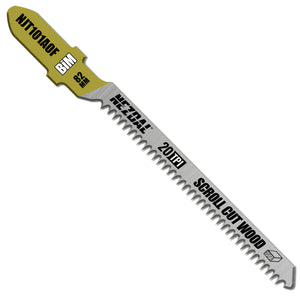 Stikksagblader for fin toppfinish i treverk