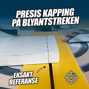 Finish Tape for Kapp/Gjærsag | Økt presisjon | Finere snittkvalitet | Redusert flising | 5 stk