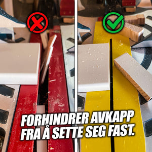 Finish Tape for Kapp/Gjærsag | Økt presisjon | Finere snittkvalitet | Redusert flising | 5 stk