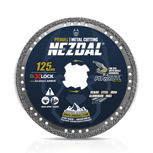 125mm diamantblad kappskive for vinkelsliper for metall, stål, armeringsjern, kobber m.m