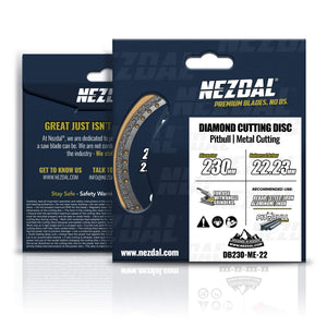 230mm | Metall | 100x levetid | 22,23mm