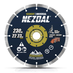 125mm diamantblad kappskive for vinkelsliper for kapping i betong, takstein, murstein, tegl m.m