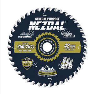 250mm sågklinga för allmänt bruk i trä