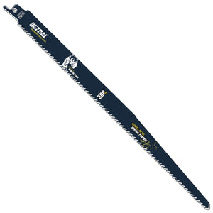 Bajonettsagblad for saging i treverk og metall