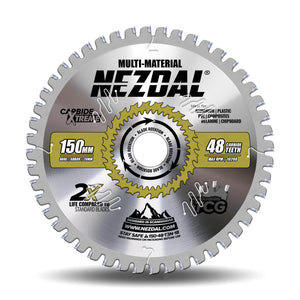 150mm | 48 Tenner | Multi-Material | Fin Snittkvalitet | Sagblad
