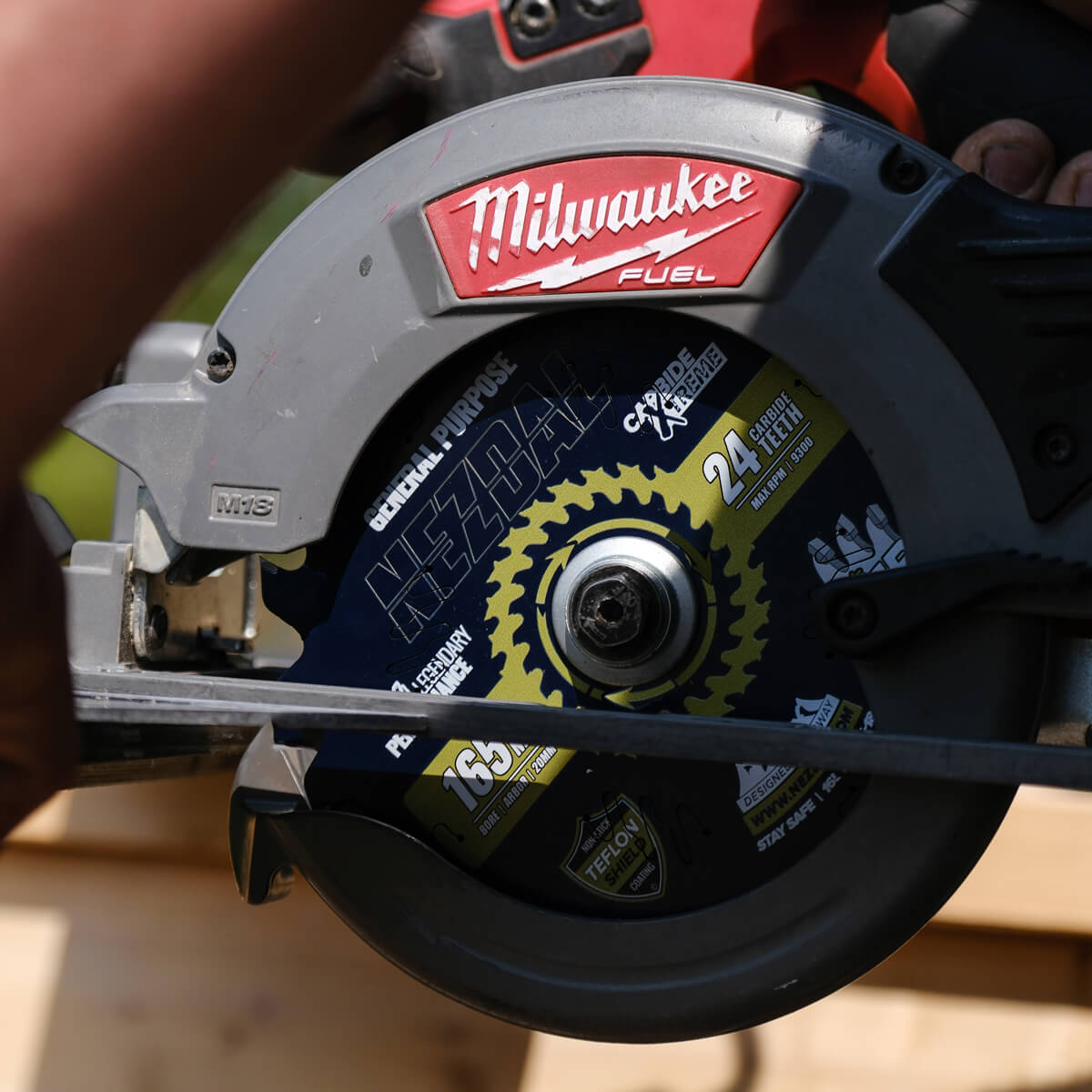 165mm Duo | Tre med Spiker, Finish | 15X Slitestyrke | Sagblad