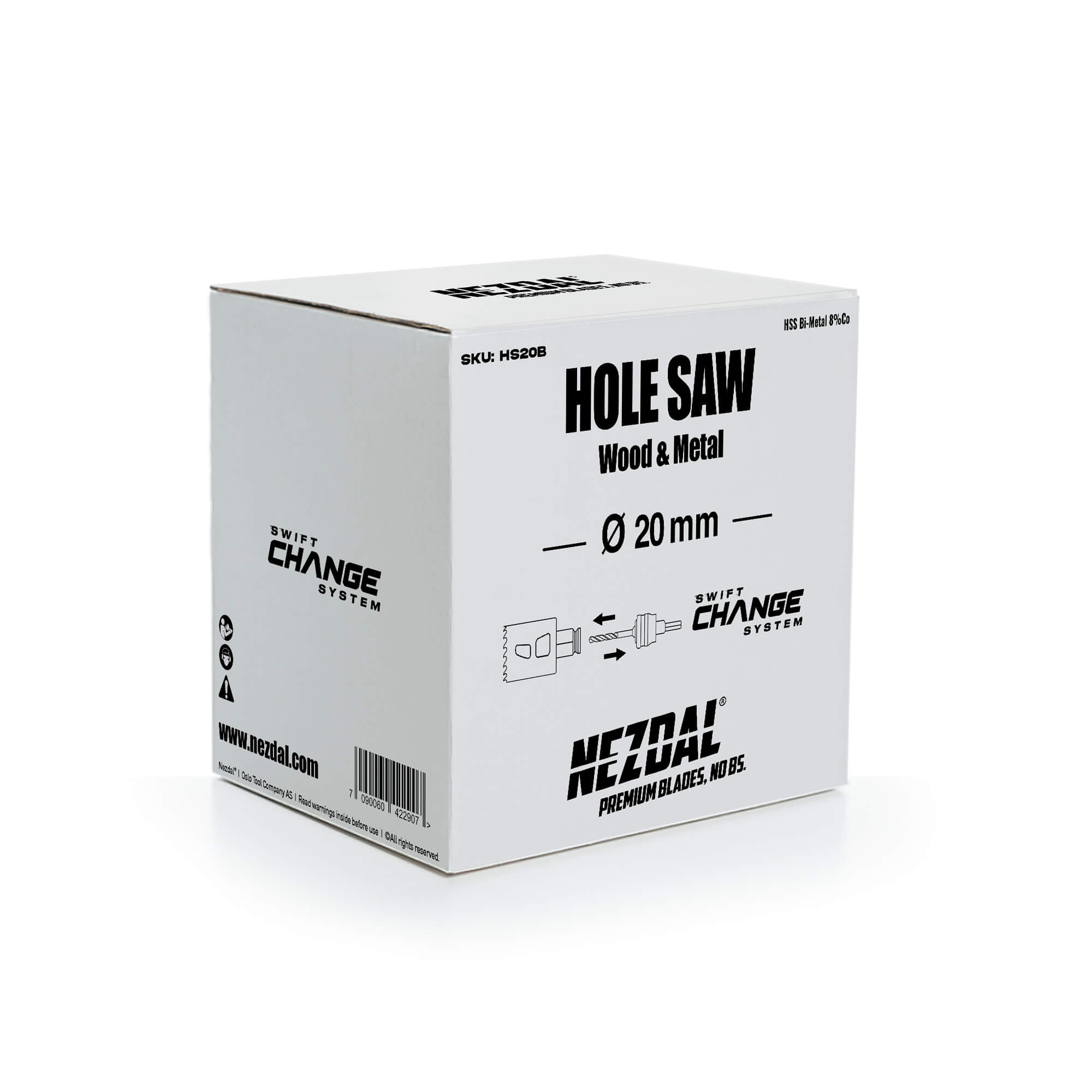 20mm | Tre & Metall | Grizzly BiM® | Hullsag