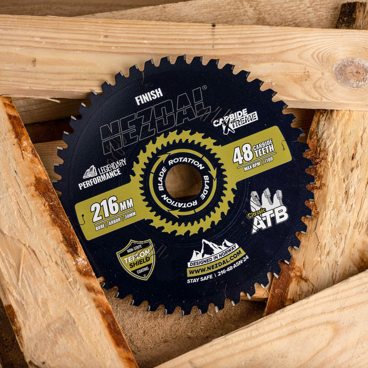 216mm | 48 Tenner | Allround/Finish | Kapp/gjærsag