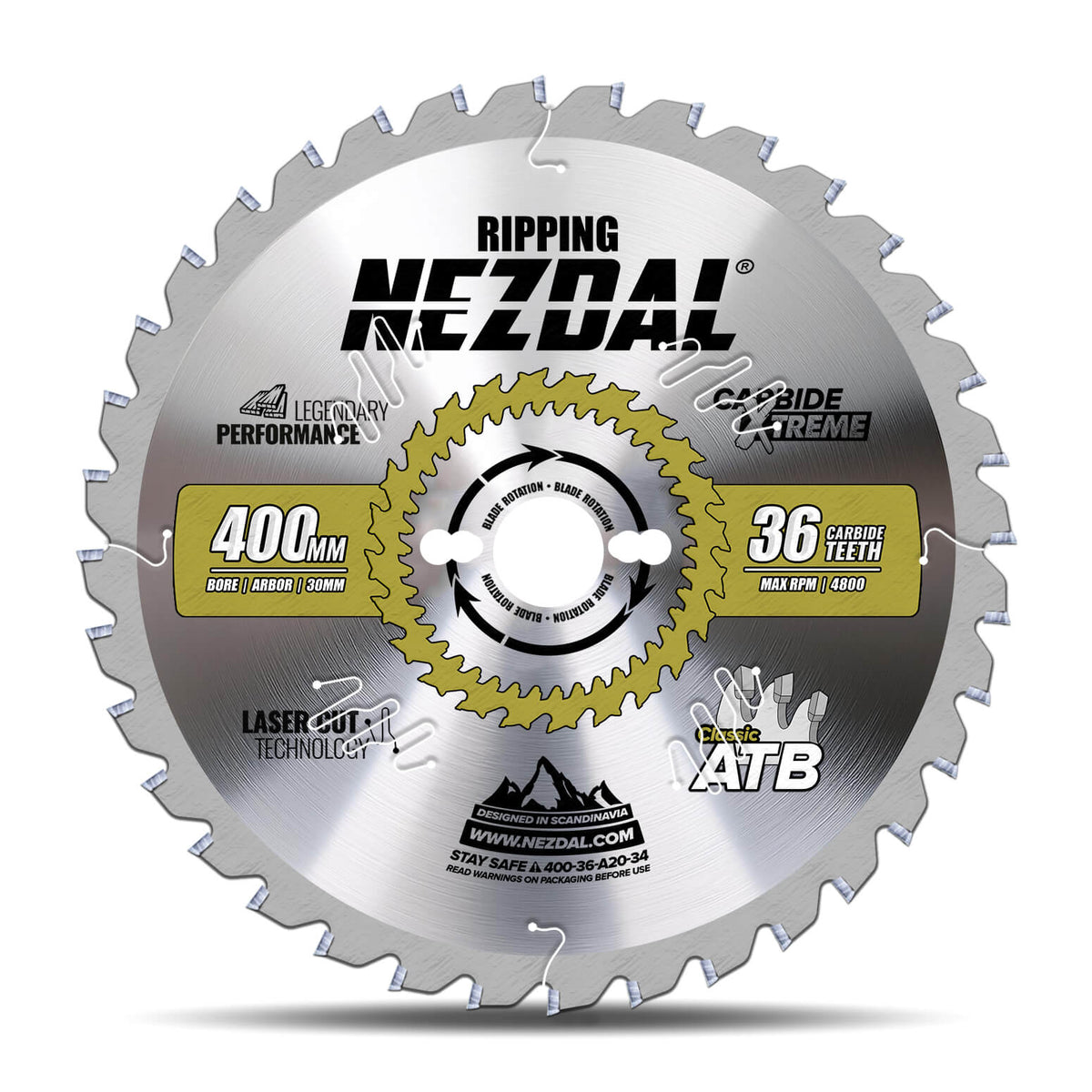 400mm | 36 Tenner | Kløyv &amp; Kapp | Bordsag, Gjerdesag, Vedkappsag