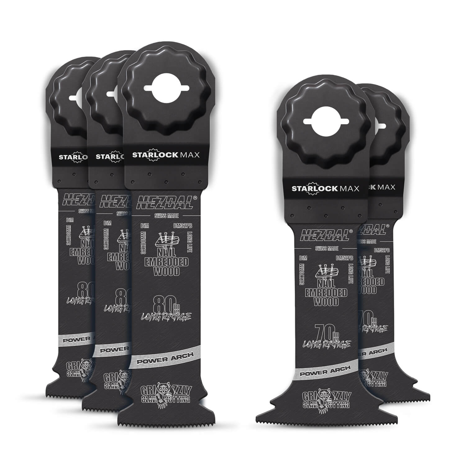 Long Range Pakken | Tre & Metall | Lynrask saging | 80mm kuttedybde ...