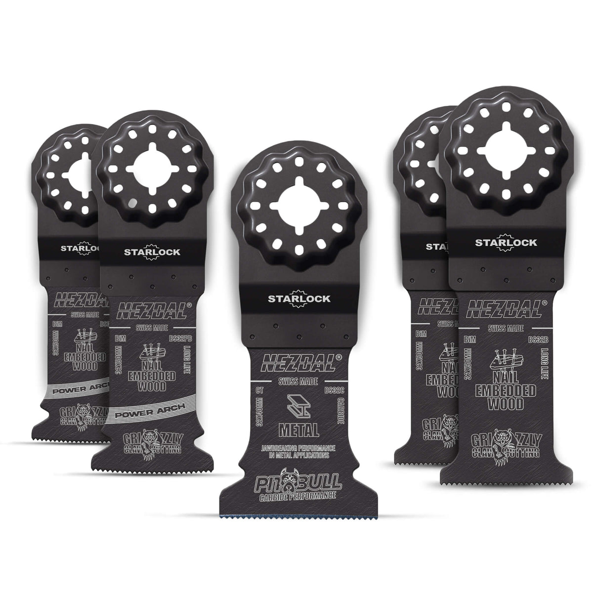 Snekkerens Utvalgte | Tre, Spiker, Metall, m.m | Høy Slitestyrke | Starlock® | 5 stk