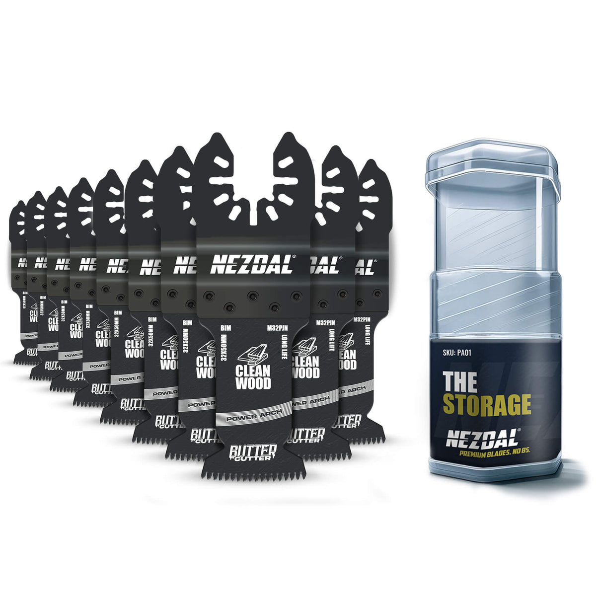 Power Arch | Rent Treverk | Lynrask, Presis | 32x50mm | Japantanning | 10 stk | Inkl. oppbevaringsboks