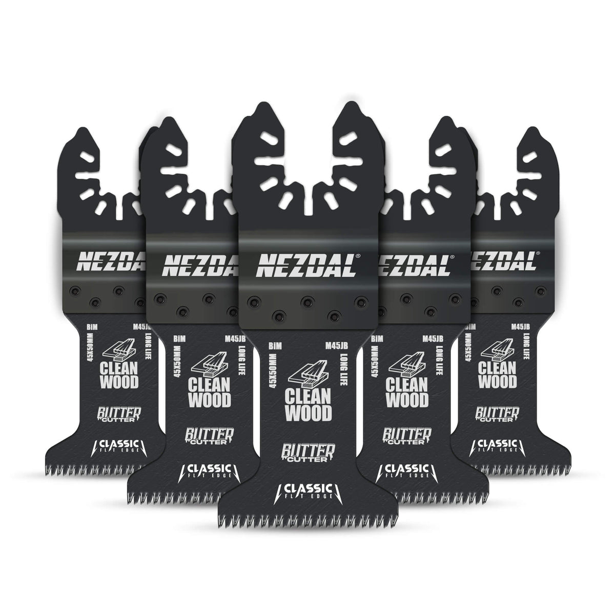 Butter Cutter | Rent Treverk | 45x50mm | Stabile, Presise Snitt | Japantanning | 5 stk