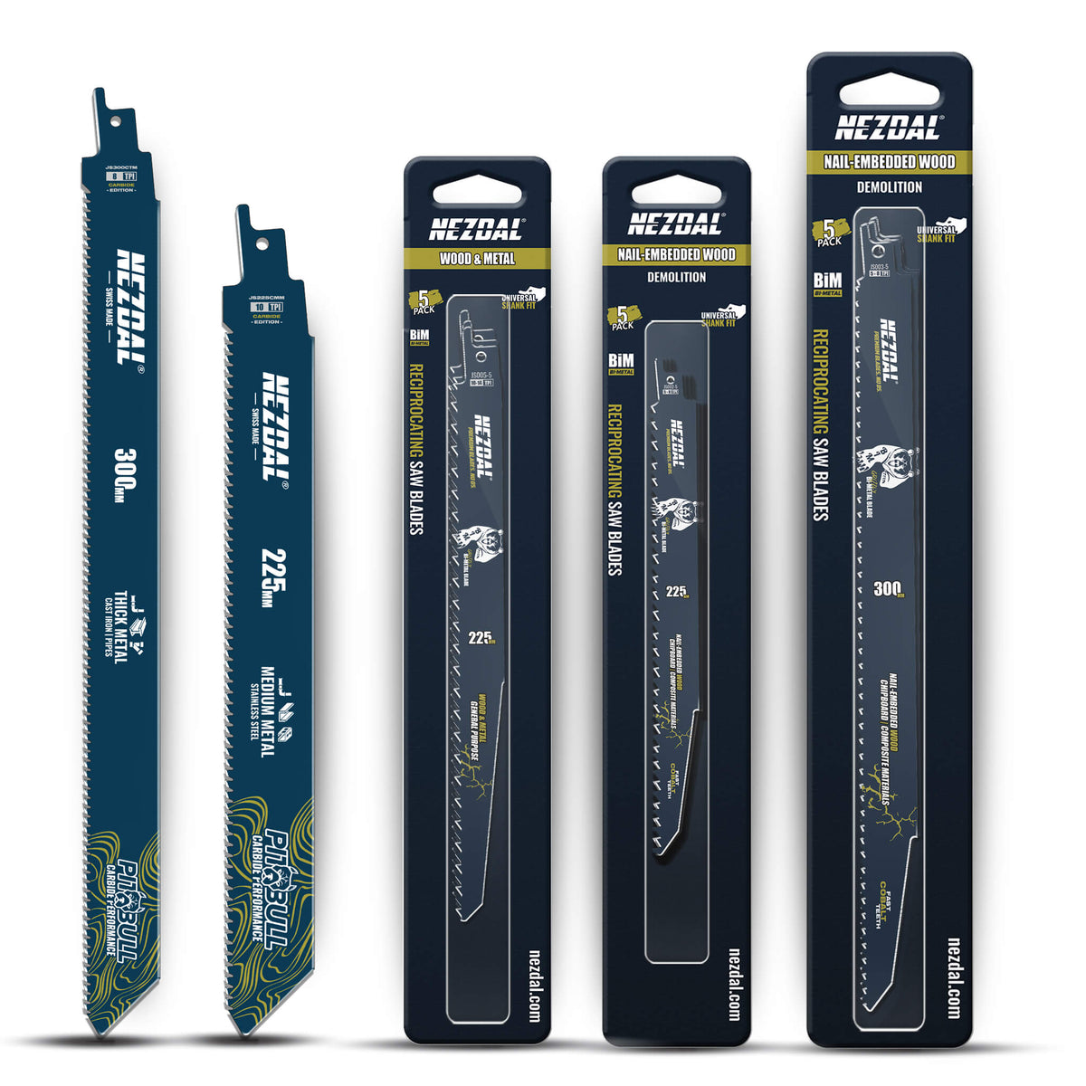 Snekkerens Utvalgte | Assorterte Bestselgere | Bajonettsagblad | 17 stk