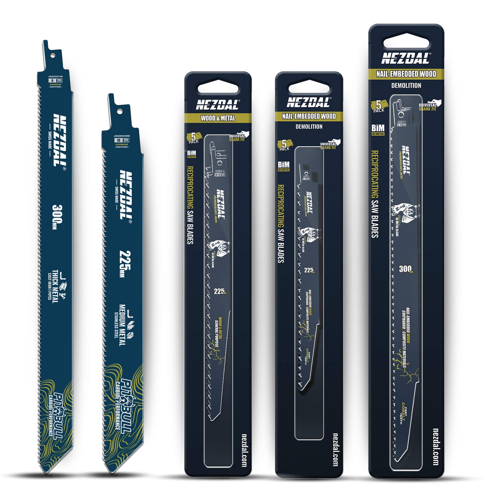 Snekkerens Utvalgte | Assorterte Bestselgere | Bajonettsagblad | 17 stk