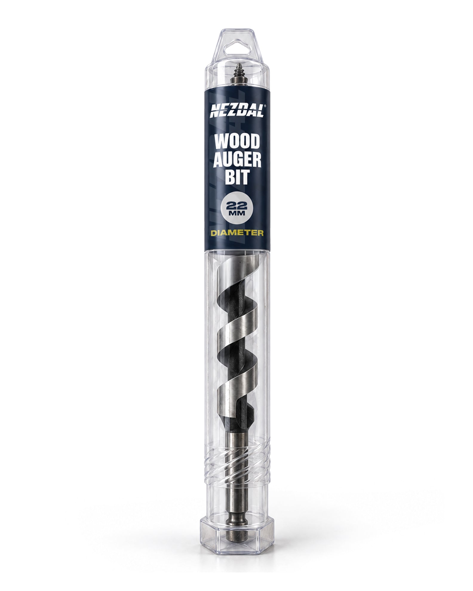 Spiralbor for tre | 22mm | 230mm lengde | For 20mm k-rør | Dype hull i trevirke