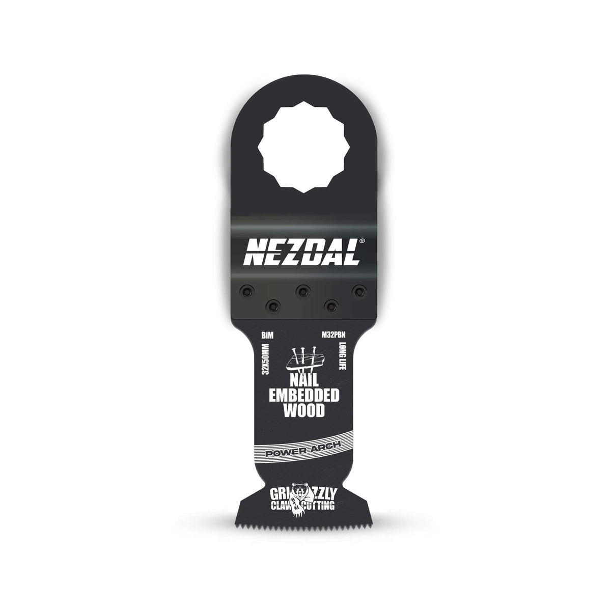 Power Arch | Tre &amp; Spiker | Slitesterk, Lynrask saging | 32x50mm | SuperCut-Feste | Multikutterblad