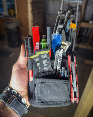 MultiGuard | Trygg oppbevaring av Bor, Bits, Multikutterblader, Stikksagblader, m.m | Med Belteclips