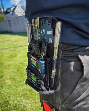 MultiGuard | Trygg oppbevaring av Bor, Bits, Multikutterblader, Stikksagblader, m.m | Med Belteclips