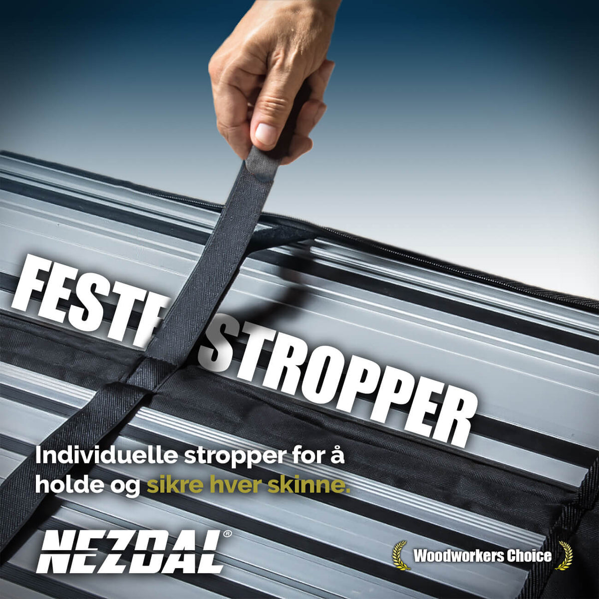 2 stk Oppbevaringsbager | 6 stk sagklinger opp til 315mm | 2 stk styreskinner opp til 1600mm | Pakkedeal