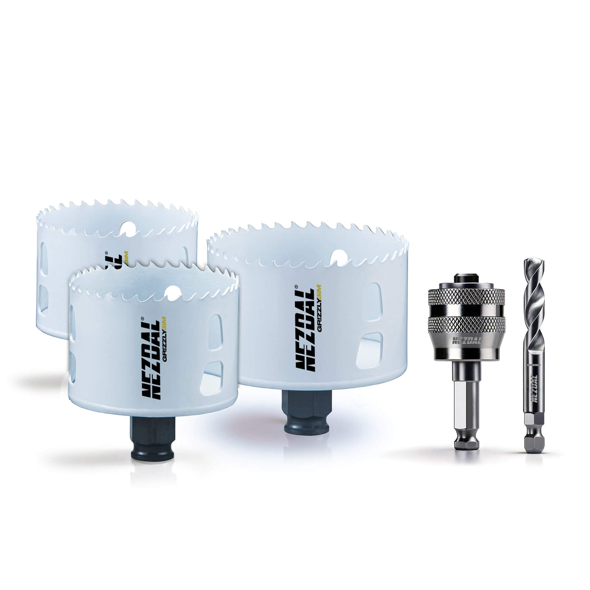 Spotter, Downlights, Elbokser | 68, 73, 83mm | Inkl. Adapter, Senterbor | Grizzly BiM® | Hullsagsett