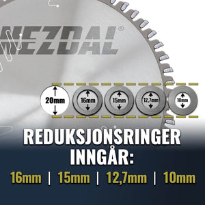 150mm Duo | 24, 40 Tenner | Generell Bruk, Finish | Sagblad