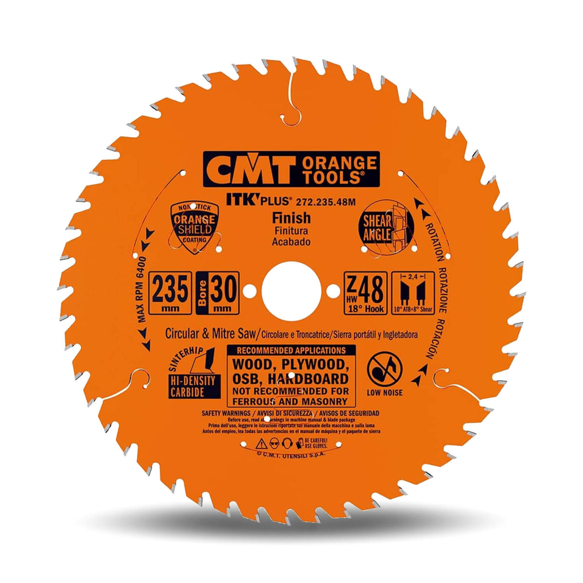 235mm | 48 Tenner | Fin snittkvalitet | Sagblad