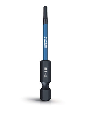 T15 | 60mm lengde | Magnetisk | God passform | Bits | For Slagtrekker & Drill | 2 stk