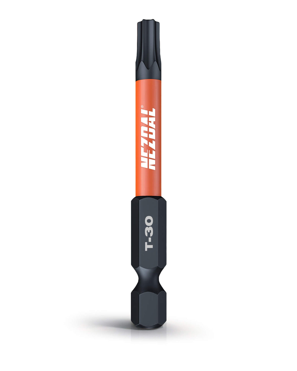 T30 | Bits | 60mm lengde | Fargekoder | God passform | Magnetisk | For Slagtrekker &amp; Drill | 2 stk