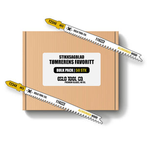 Tømrerens favoritt | 50 stk | Bulk Pack | Stikksagblad