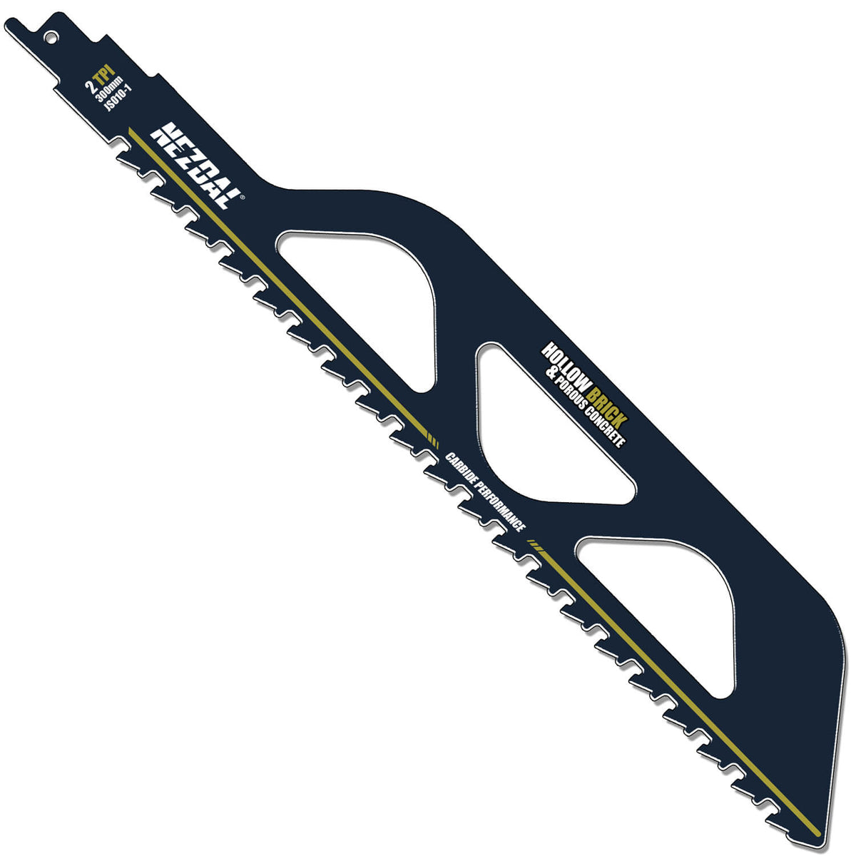 Bajonettsagblad for leca, lettbetong m.m