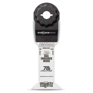 Starlock max multikutterblad i 42x78mm av bi-metal for høy slitestyrke
