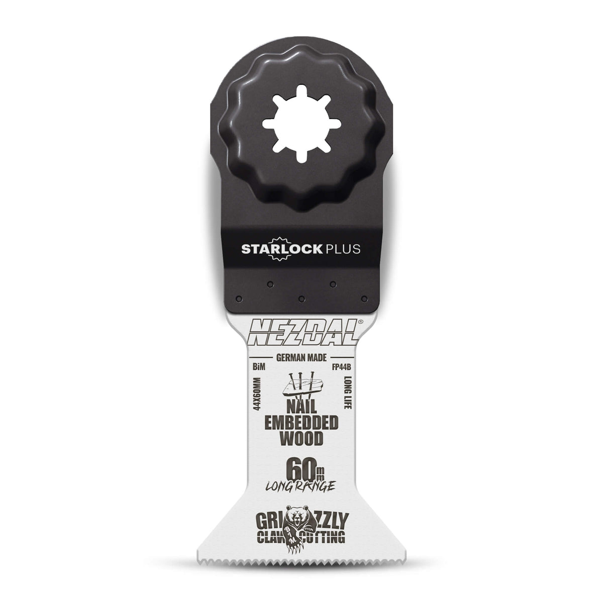 Starlock plus multikutterblad i 44x60mm av bi-metal for høy slitestyrke