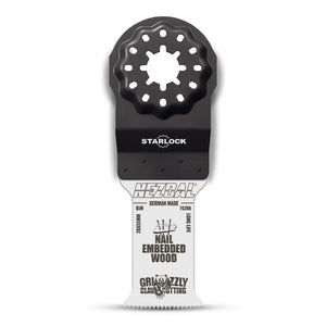 Starlock multikutterblad i 28x55mm av bi-metal for høy slitestyrke
